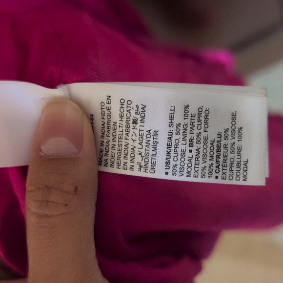 New With Tags The Drop Hot Pink Tie Halter Maxi Dress Size Medium - Picture 5 of 5